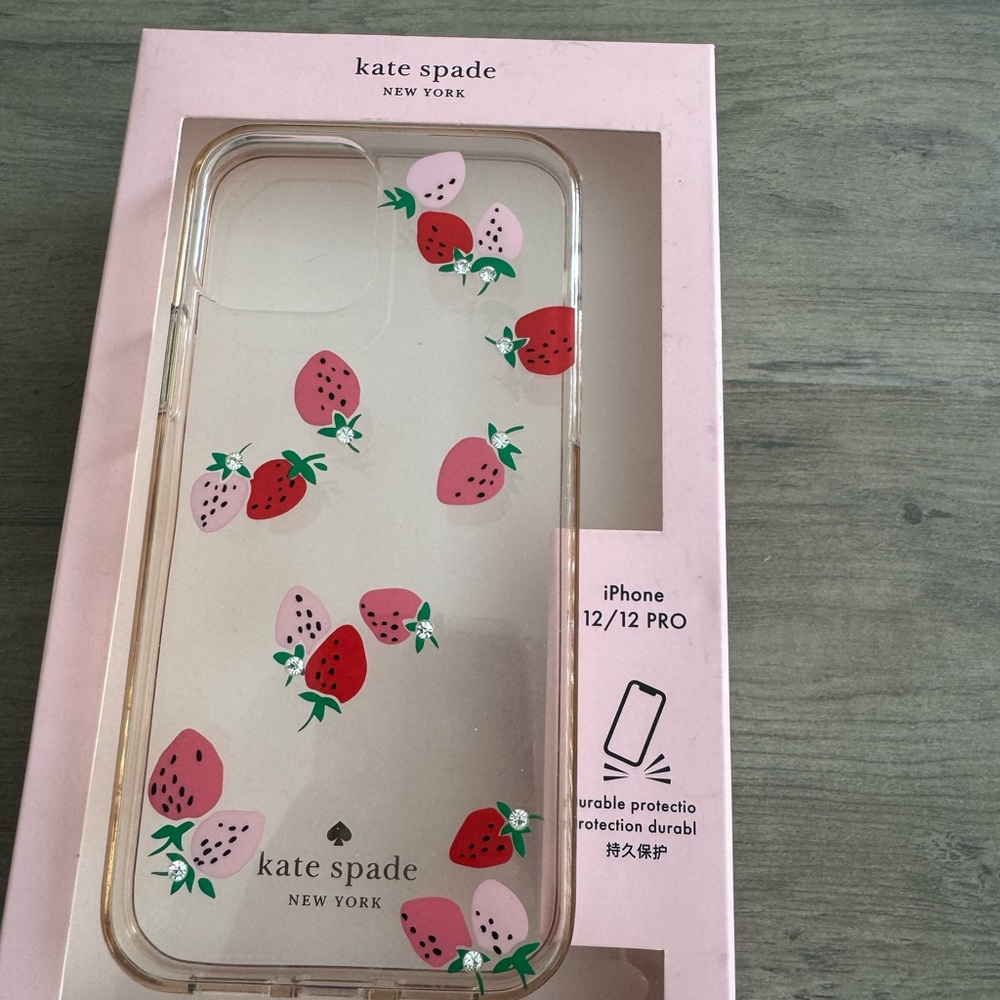 Kate Spade Red Strawberry Case for Cell Phones
